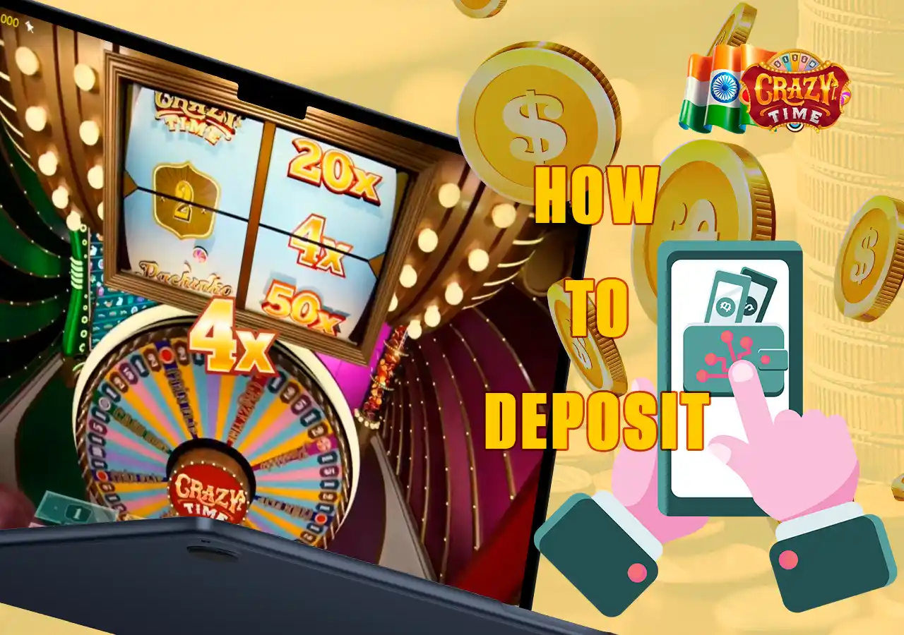 About depositing in mobile casino app